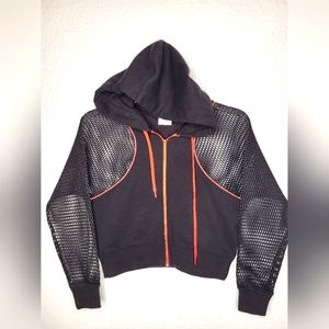 Good American Mesh Hoodie